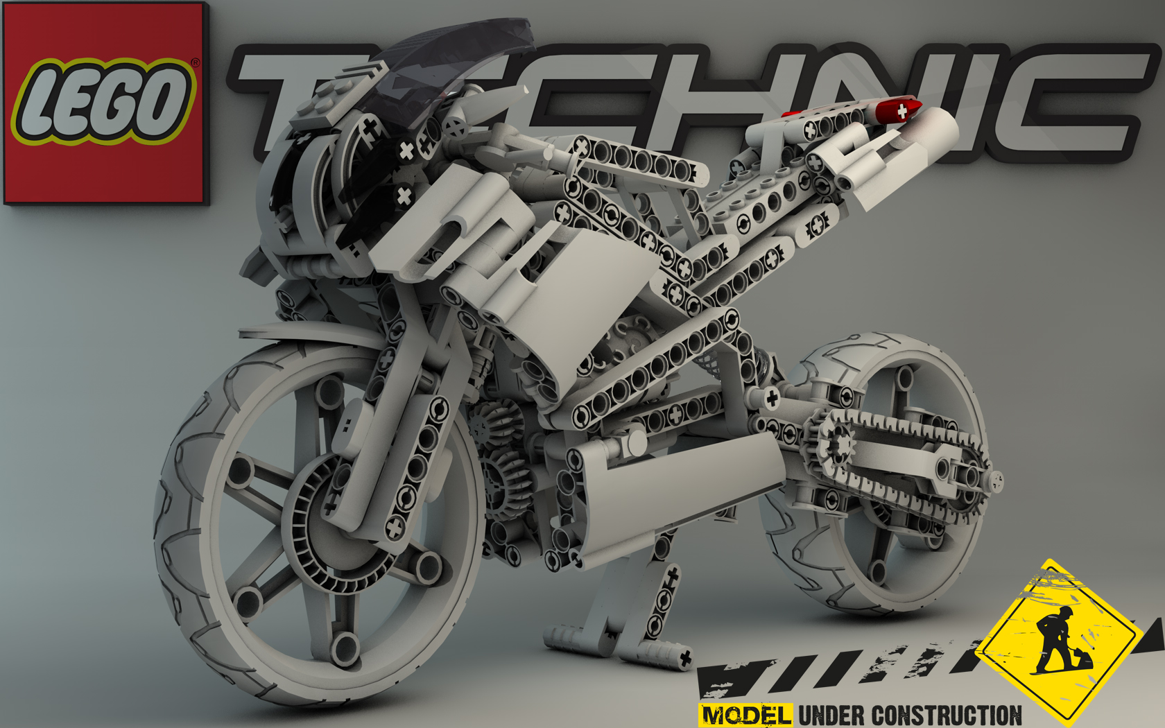 Lego Technic Street Bike By Dracu Teufel666