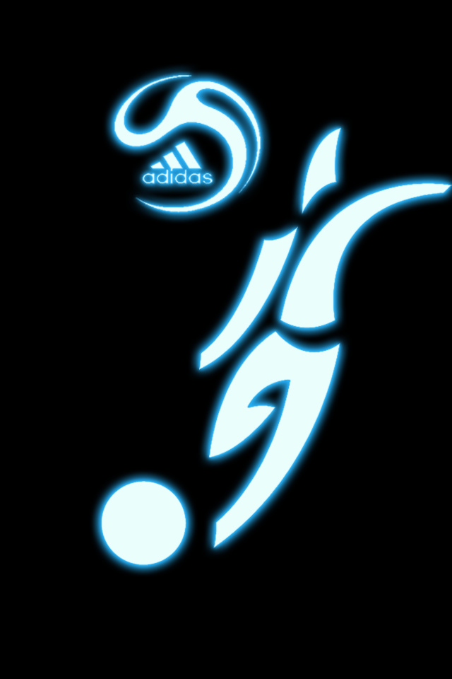 logos wallpaper Beckham Adidas with size 640x960 pixels for iPhone 640x960