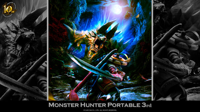 Image Mh 10th Anniversary Monster Hunter Portable 3rd Wallpaper
