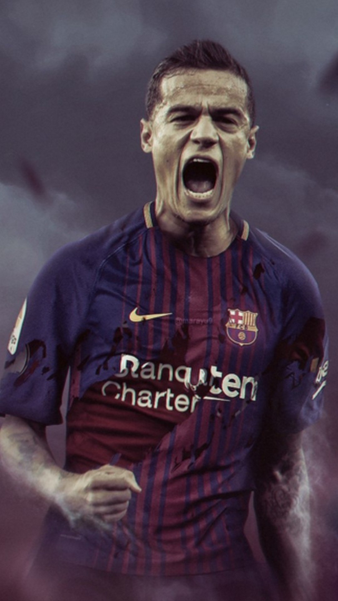 Coutinho Barcelona Wallpaper For iPhone 3d