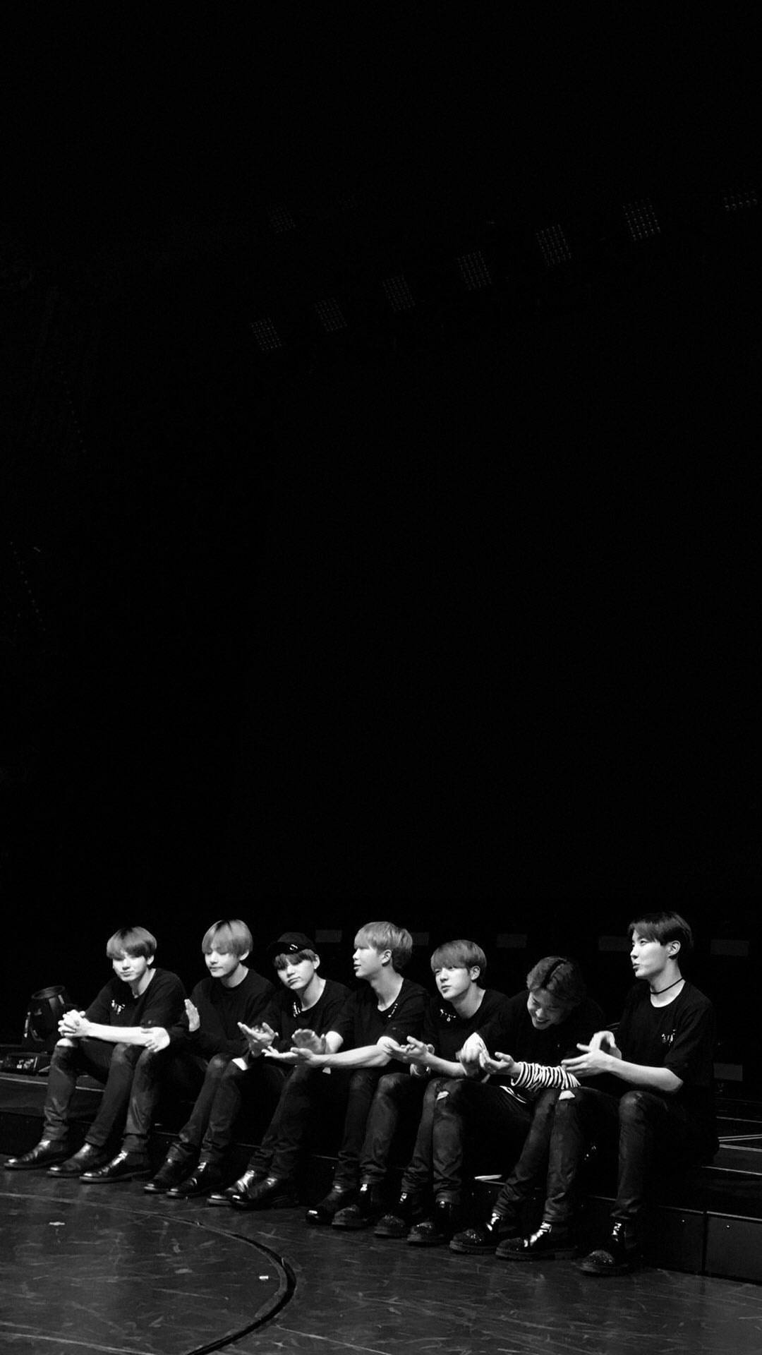 Bts Black Aesthetic Wallpaper