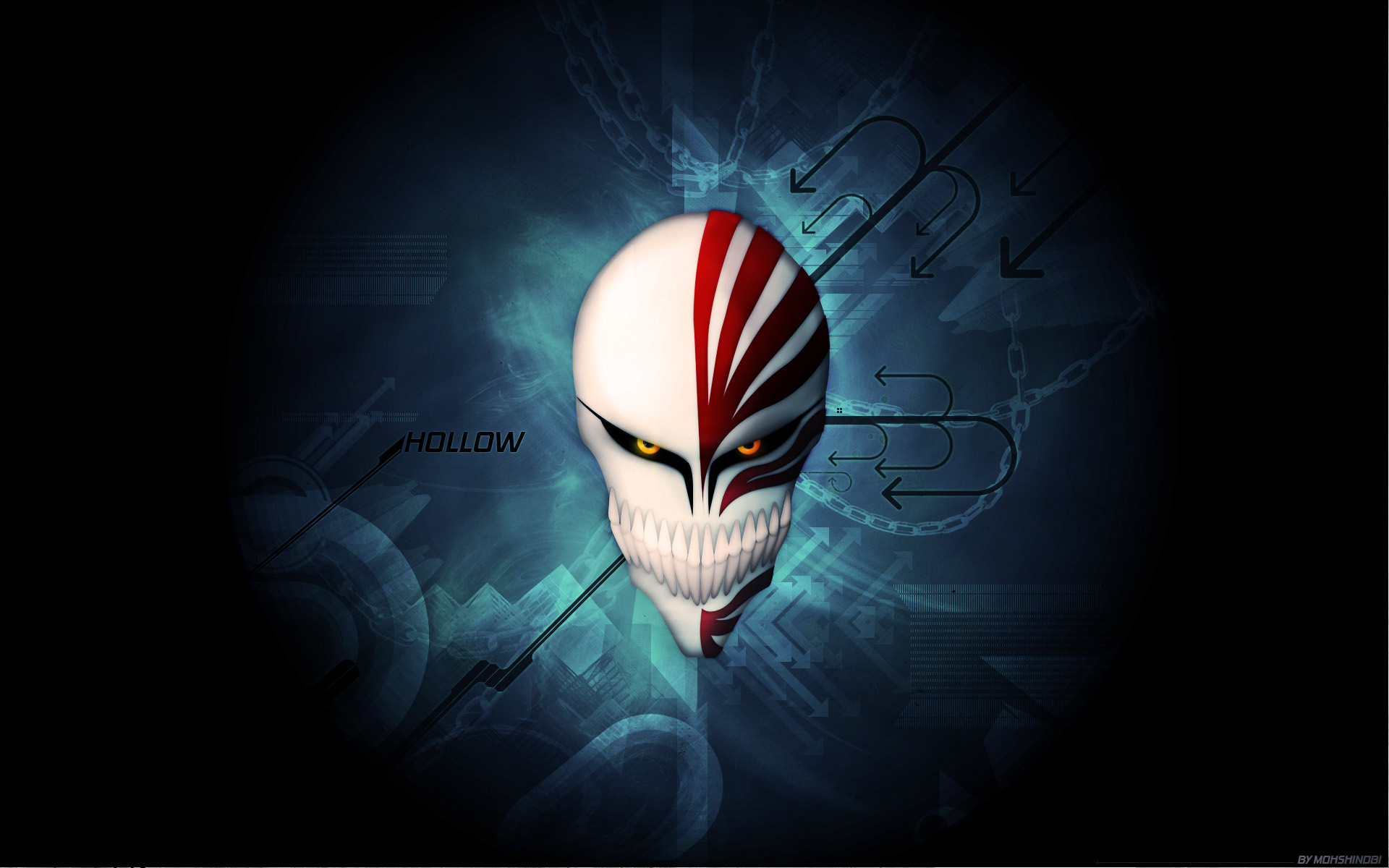 Vizard Hollow Ichigo Mask Anime HD Wallpaper Full Resolution