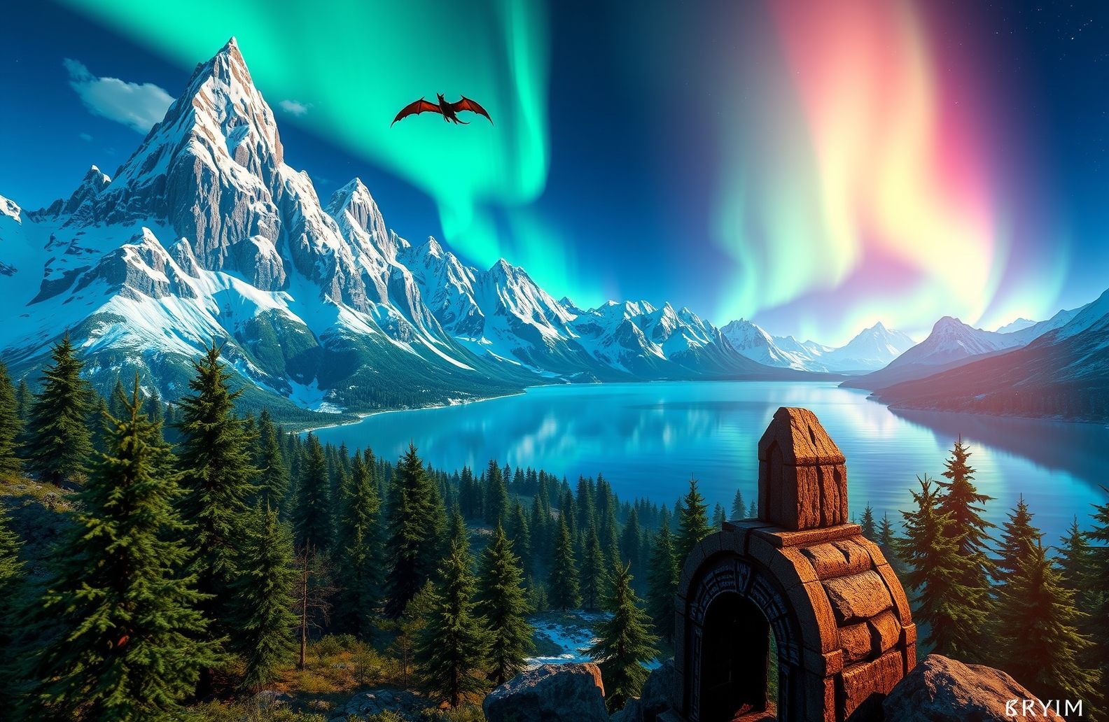 Skyrim Live Wallpaper
