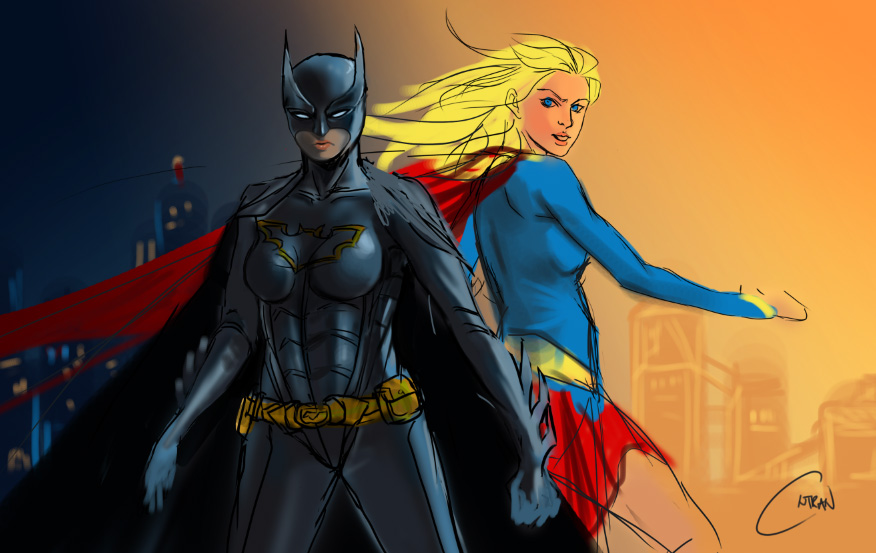 Dc Female Superheroes Wip By Cntran