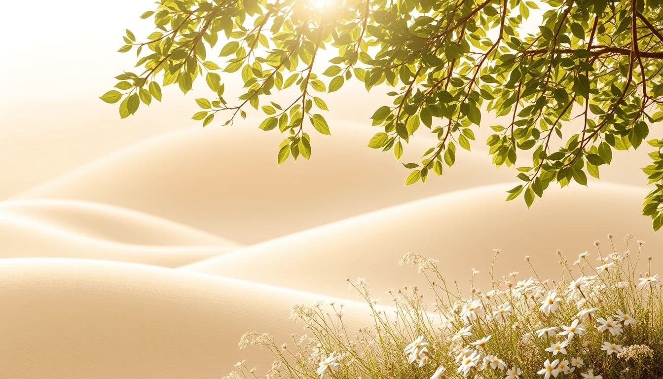 Beige Nature Wallpaper