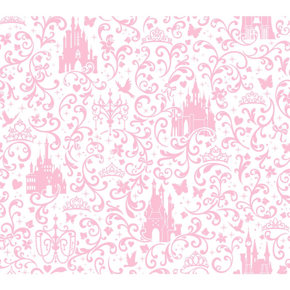 Walt Disney Kids Ii Small Scroll Wcastles Wallpaper