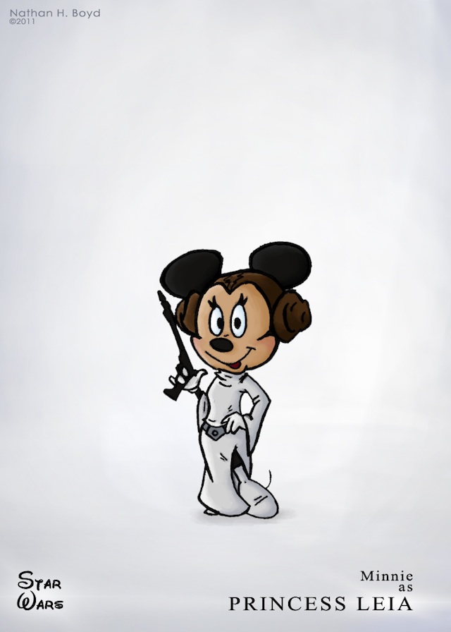 When Disney And Star Wars Meet Damn Cool Pictures
