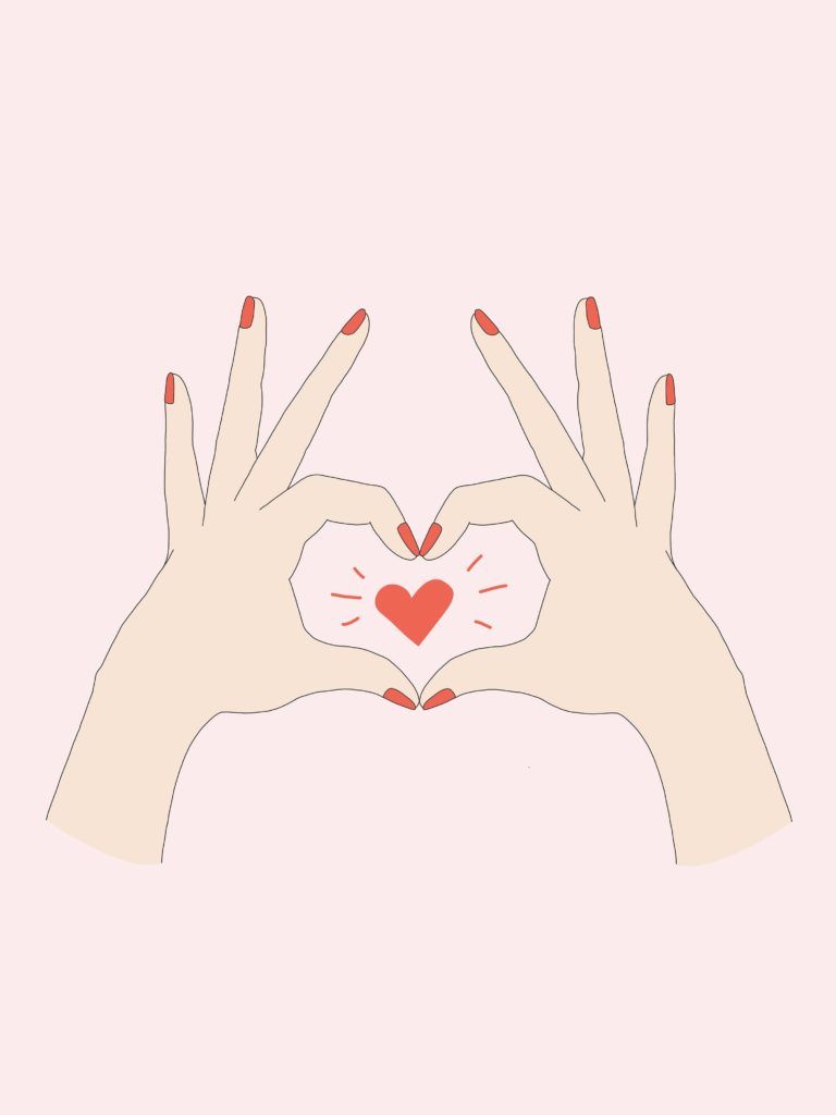 Hand Heart Desktop Phone And Tablet Wallpaper