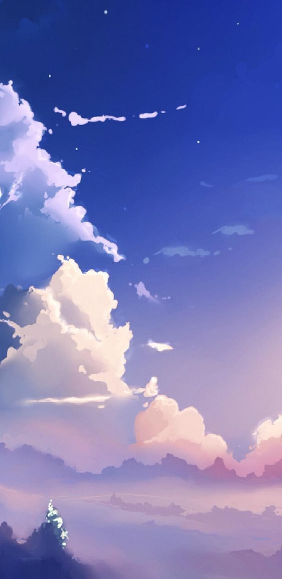 🔥 [20+] Anime Blue Sky Wallpapers | WallpaperSafari