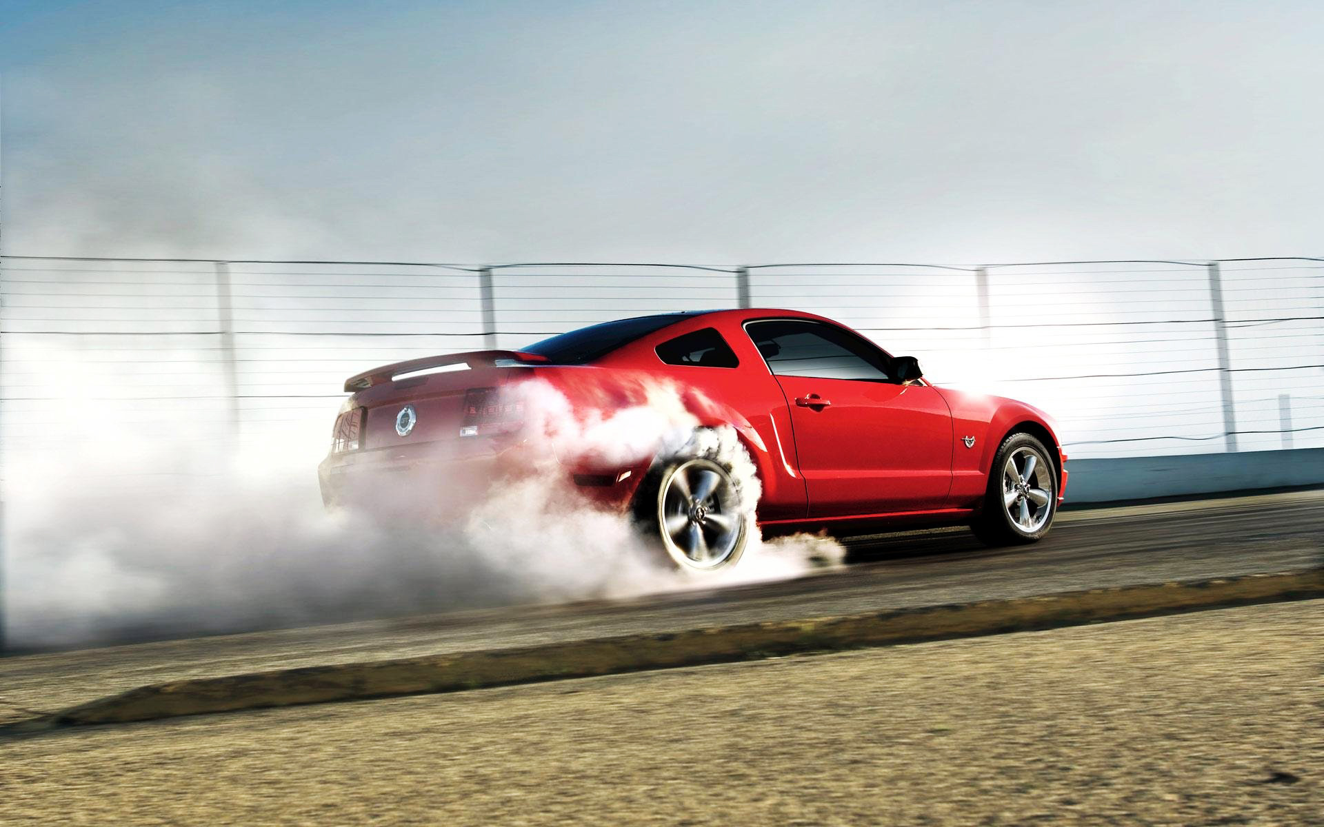 Ford Mustang Gt Burnout Super Cars HD Wallpaper