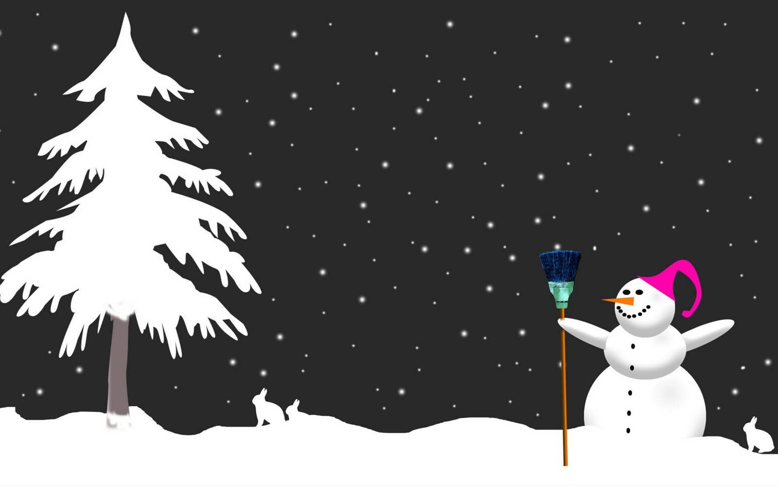 The Snowman Wallpaper Desktopwallpaper Desktop