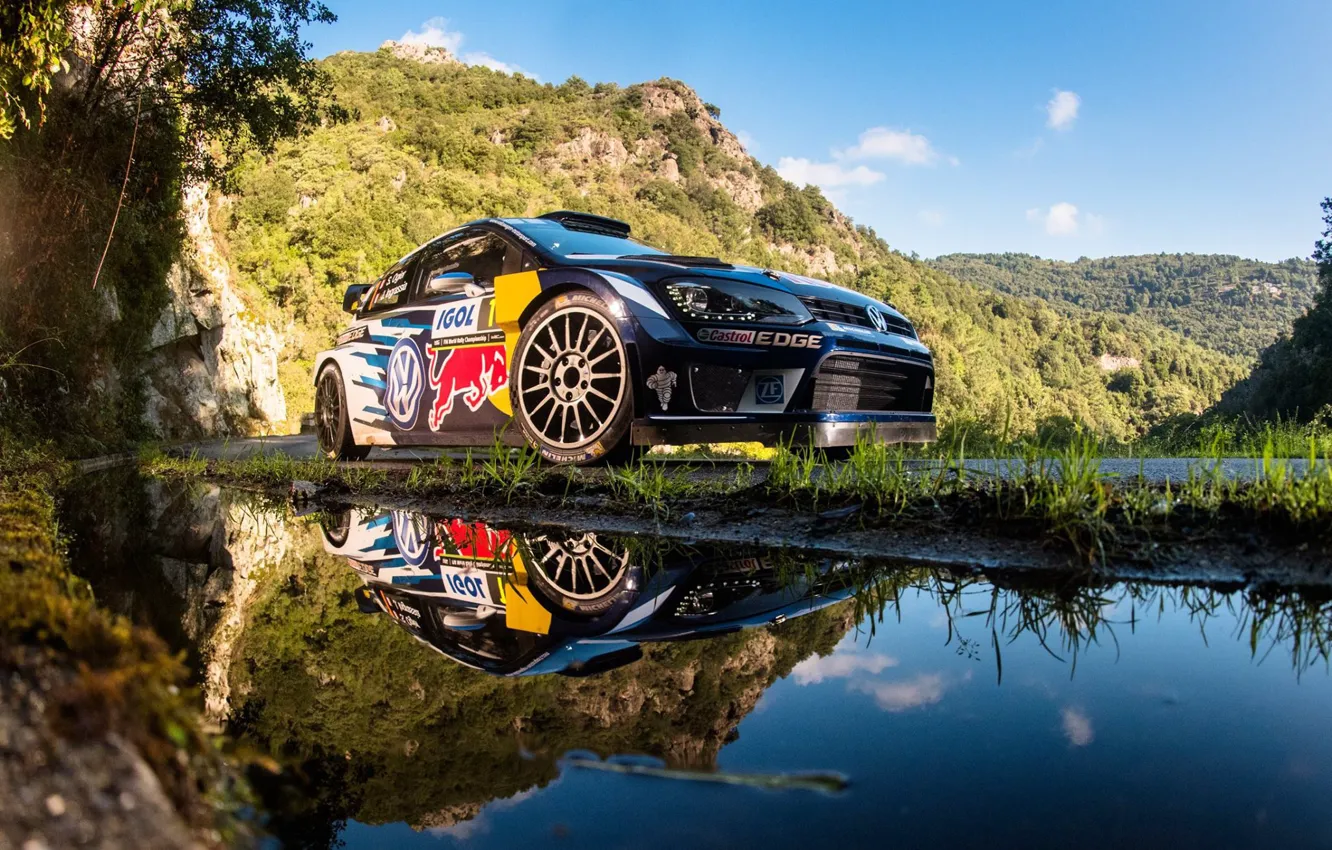 Wallpaper Reflection Volkswagen Wrc Rally Polo Image For Desktop Section