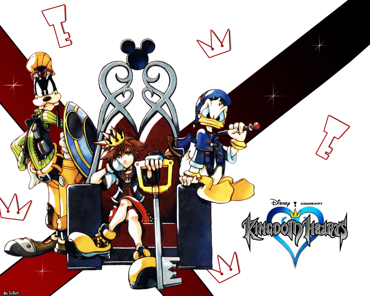Kingdom Hearts Playstation Fond D Cran