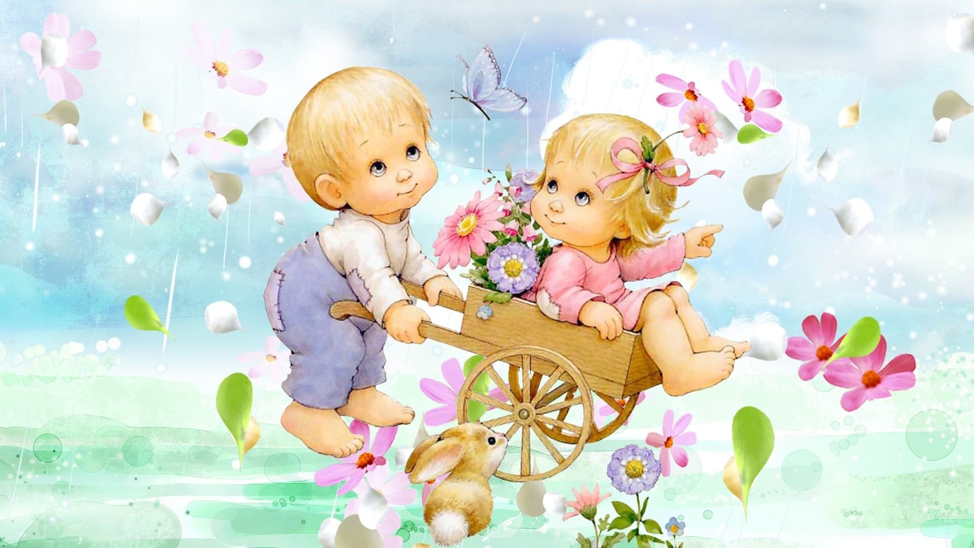 Free Download Sweet Little Couple Love Wallpaper Hd Wallpapers