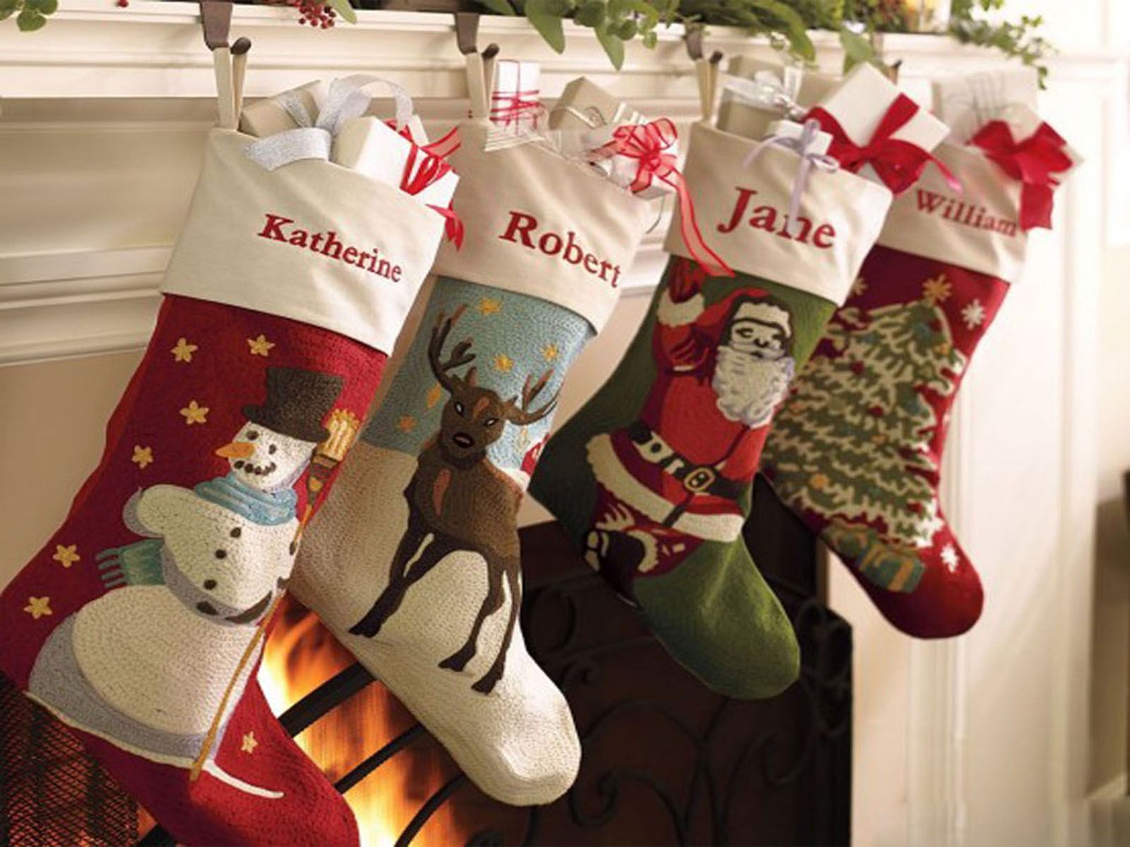 Christmas Stockings Desktop Wallpaper Online