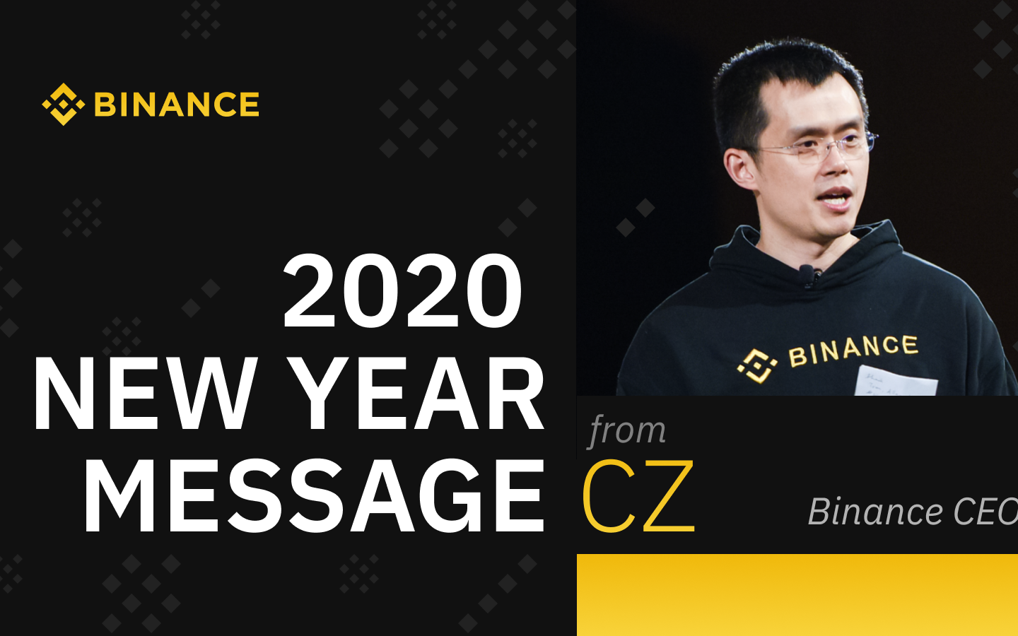 Binance New Year Message Building Foundations