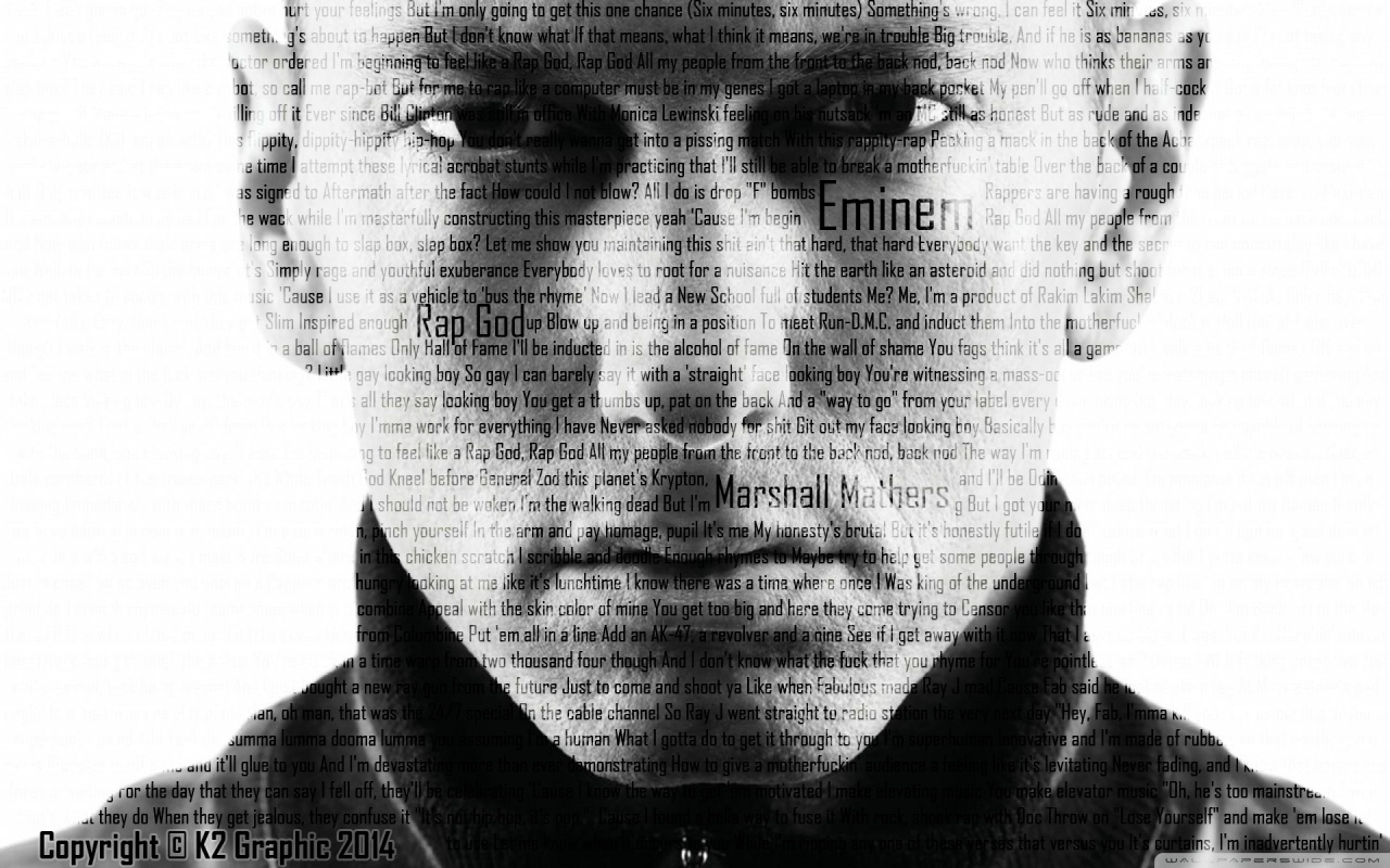 Eminem Rap God 4k HD Desktop Wallpaper For Wide Ultra