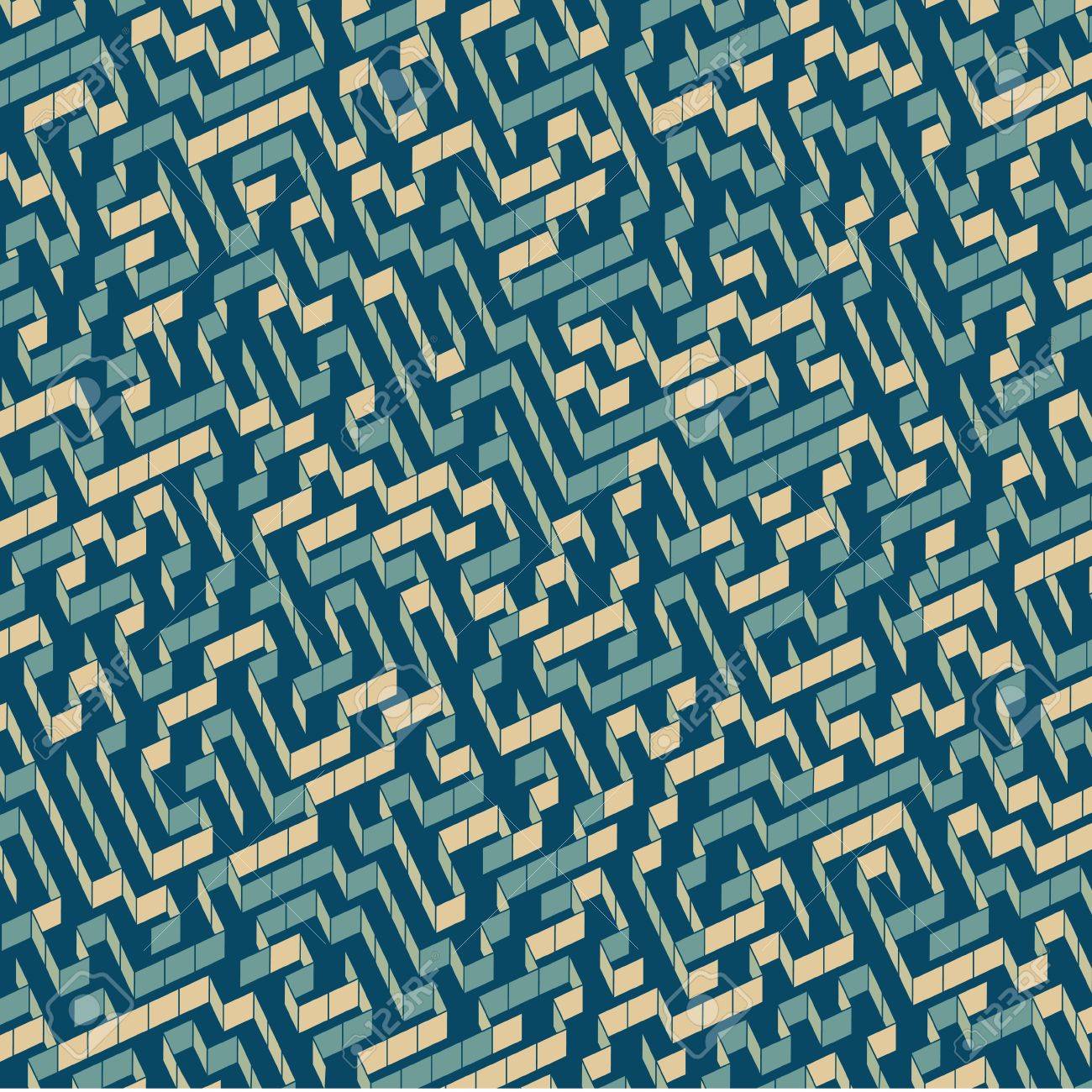 Maze Vector Illustration Of Labyrinth Can Be Used For Wallpaper