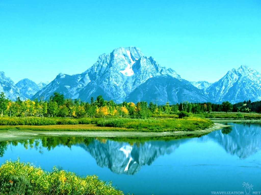 Beautiful Day Mountain Wallpaper Pixel Nature HD