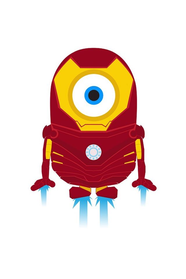Emma De Blois On Minions Iron Man