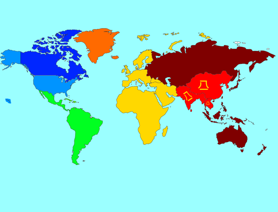 Red Dawn Scenario Movie World Map Before Ww3 By Ask