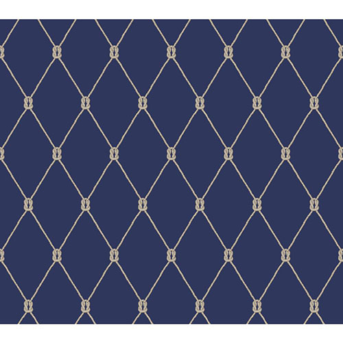 🔥 Free download Blue And White Knot Trellis Wallpaper York