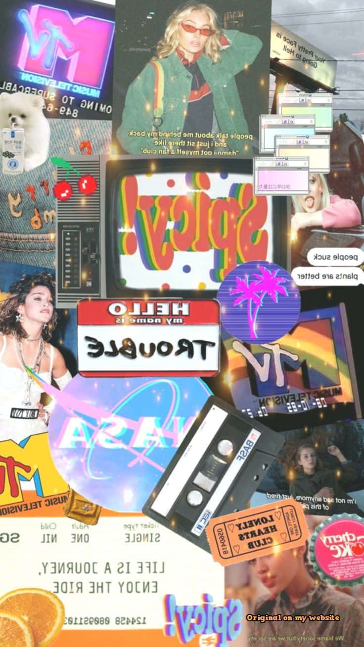 Retro 80s Aesthetic Wallpaper