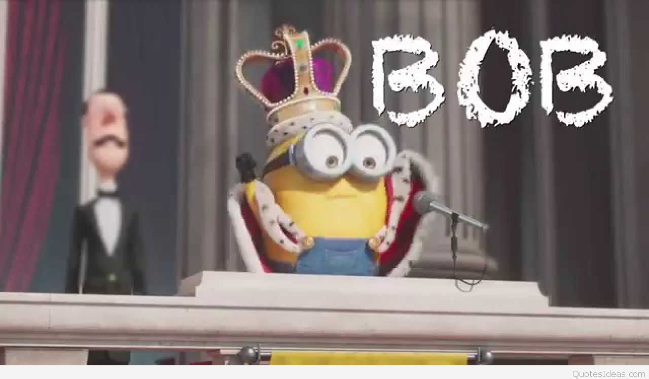 Funny Minion King Bob Cartoons Pictures