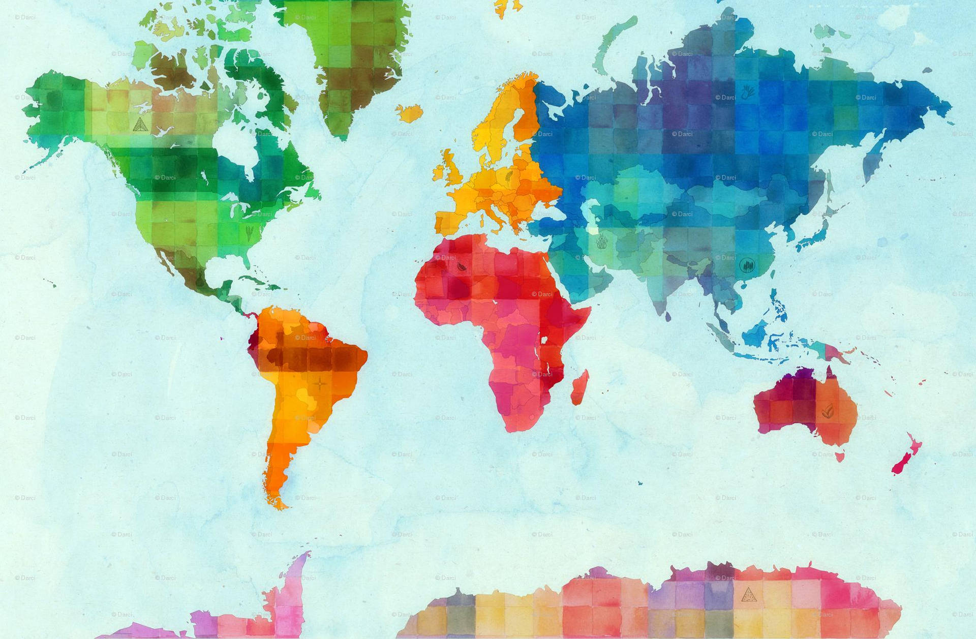 World Map Wallpaper