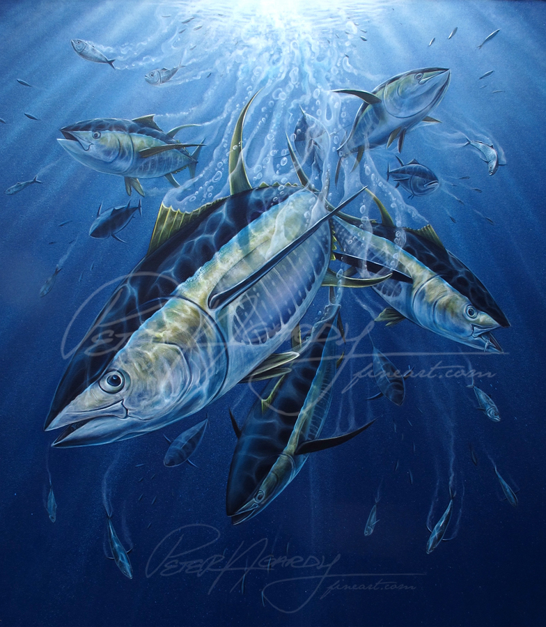 The Gallery For Yellowfin Tuna Painting