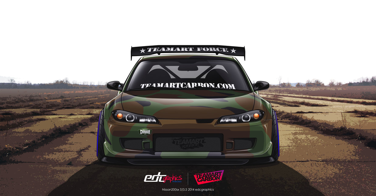 Nissan 200sx S13 Vector Edcgraphic By On