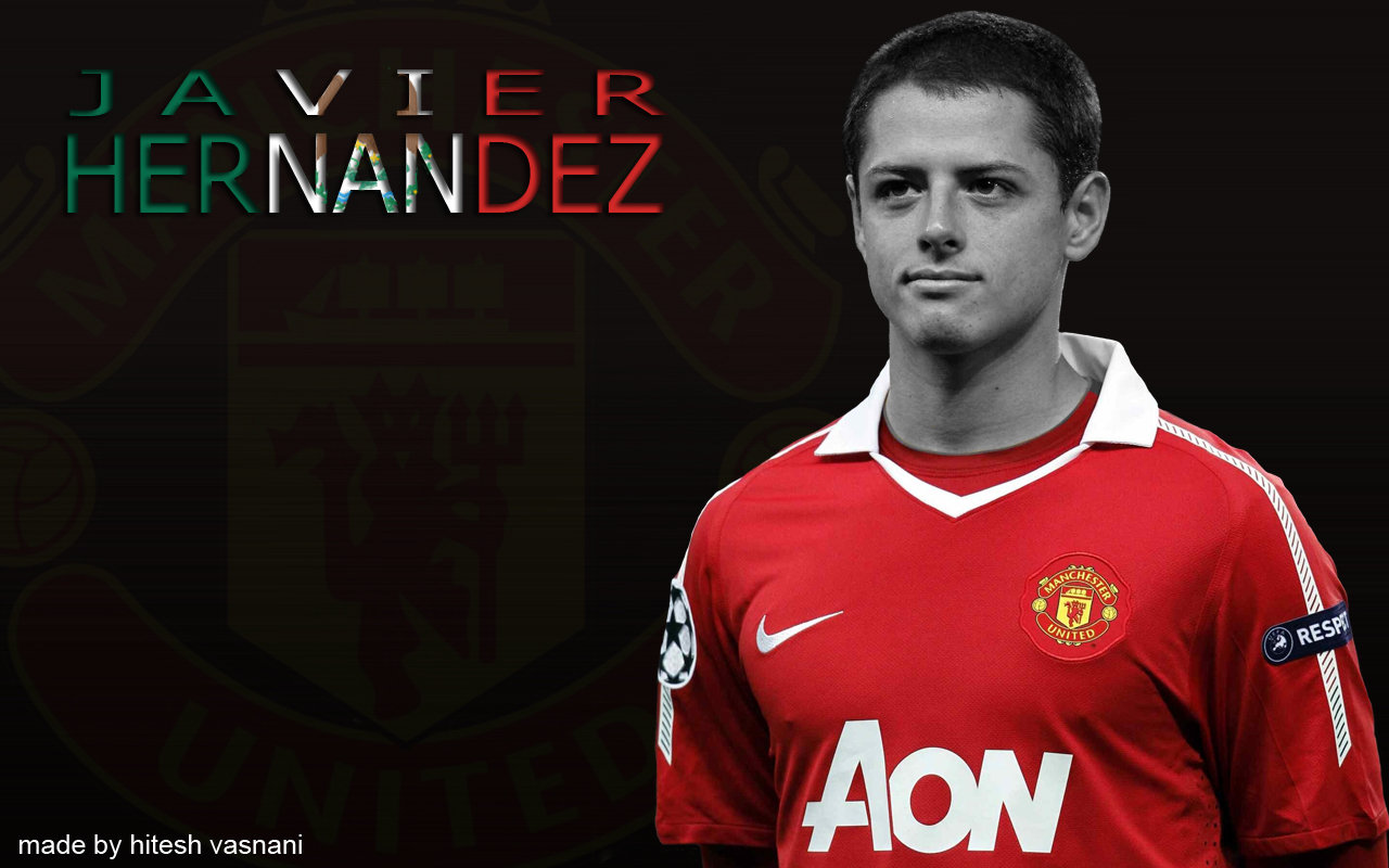 chicharito man united wallpaper mexico young player javier hernandez 1280x800