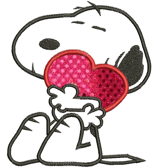 Snoopy Valentine Cards Love Heart