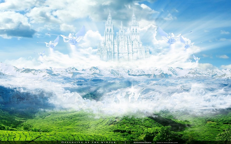 Castle In The Sky Wallpaper