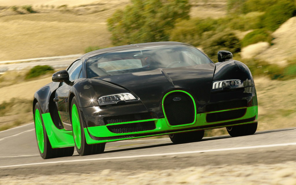Image For Bugatti Veyron Green