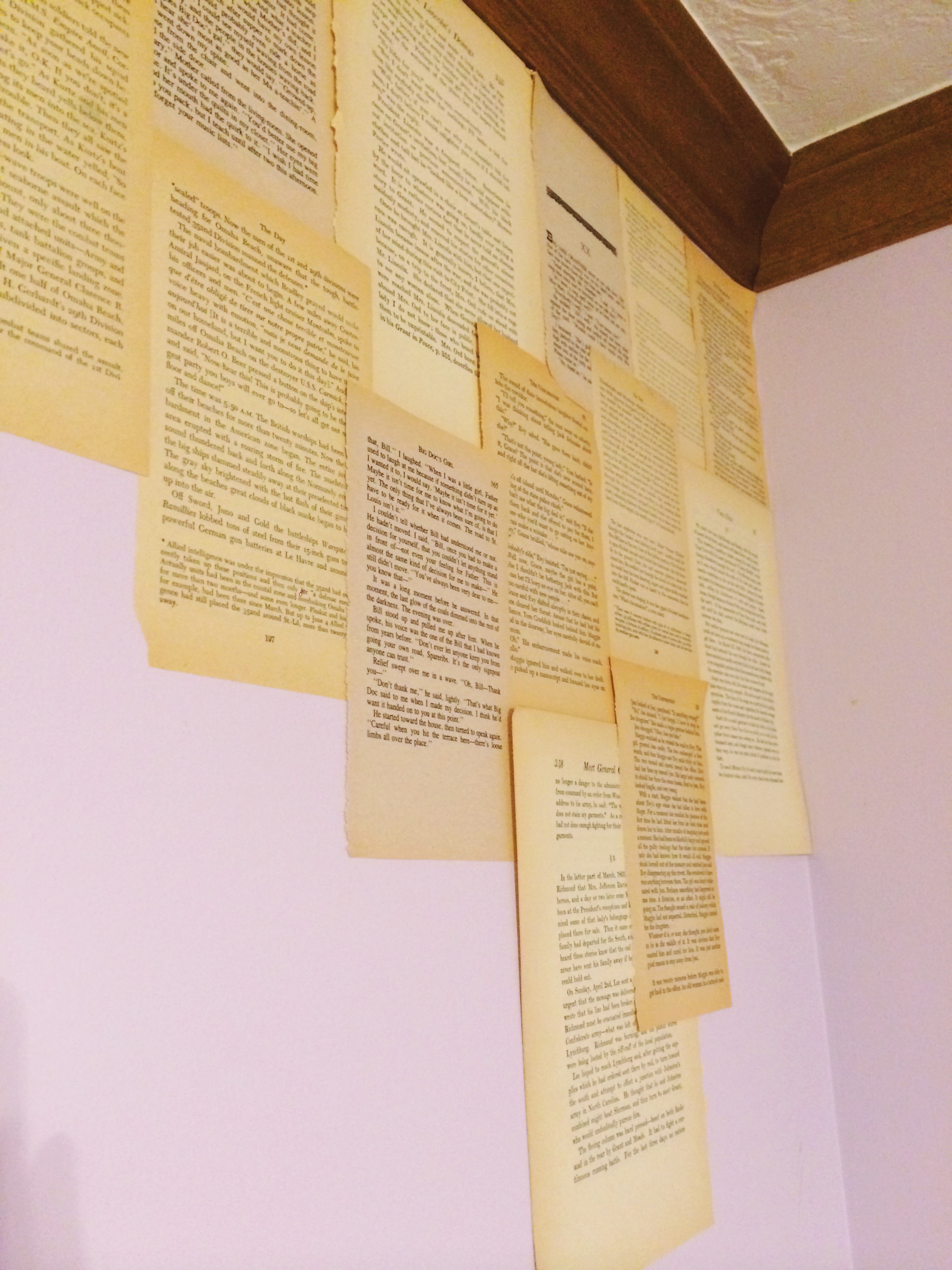 DIY Book Page Wallpaper WallpaperSafari