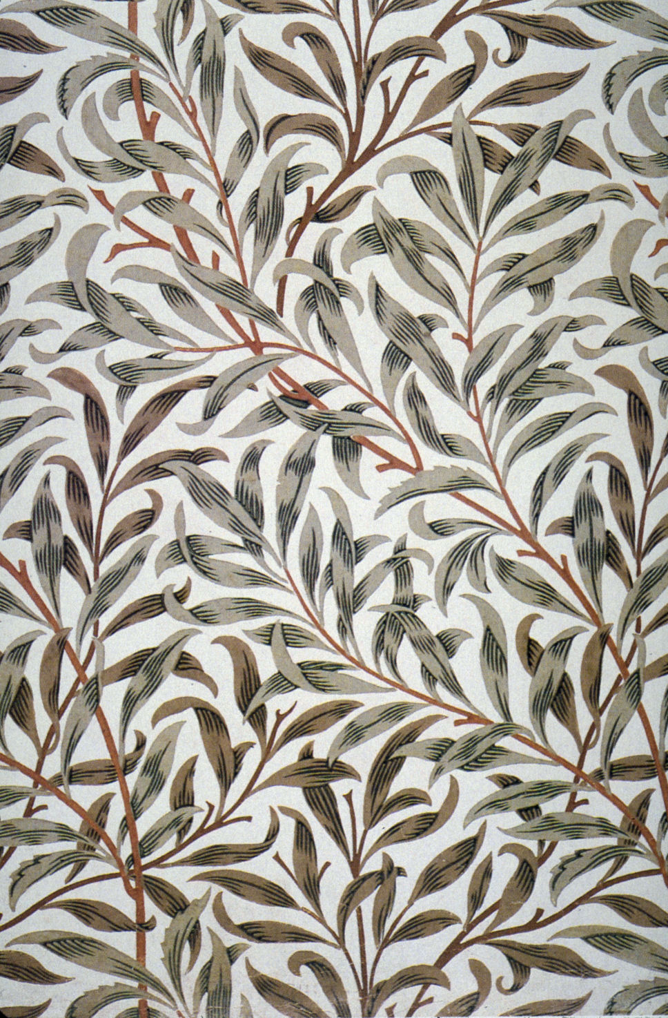 Vintage Ephemera Willow Bough Wallpaper Designed By William Morris