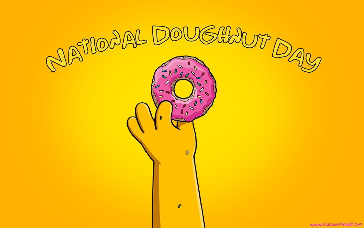 National Doughnut Day Wallpaper