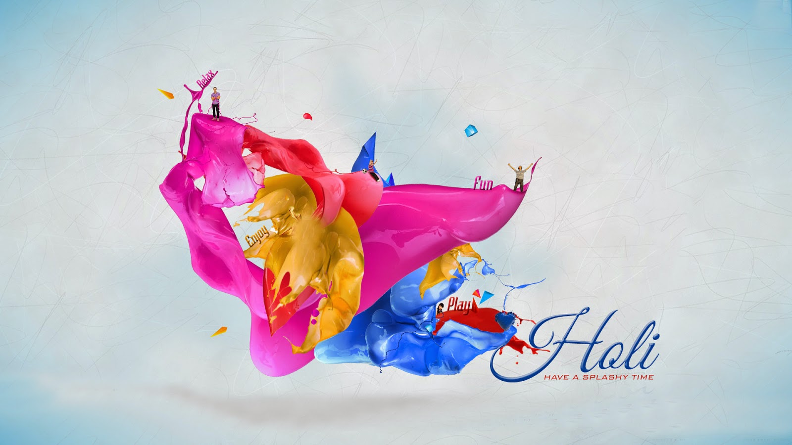 Holi In India Wallpaper One HD Pictures Background