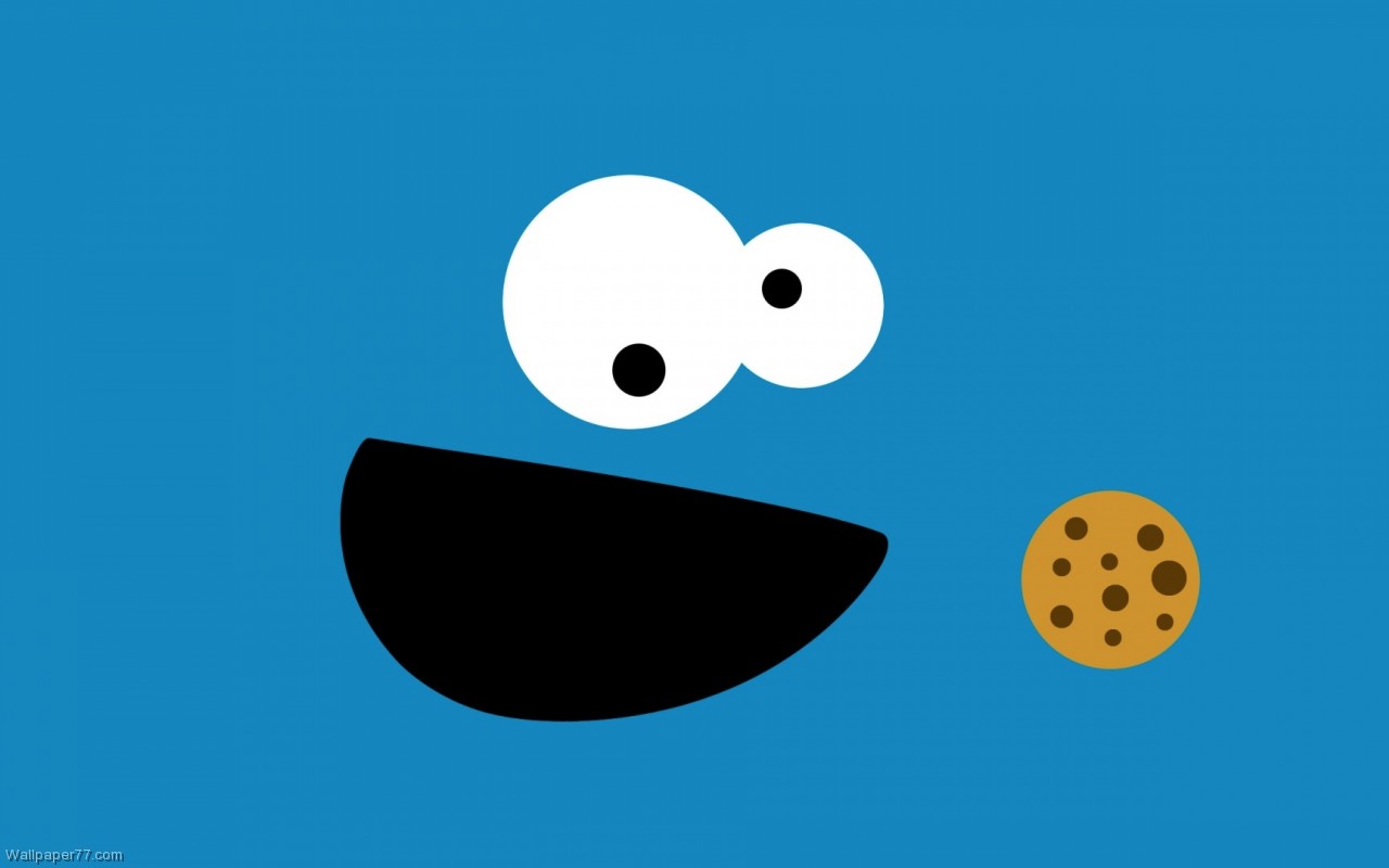 Cookie Monster Fun Wallpaper Funny Cute 1366x768jpg