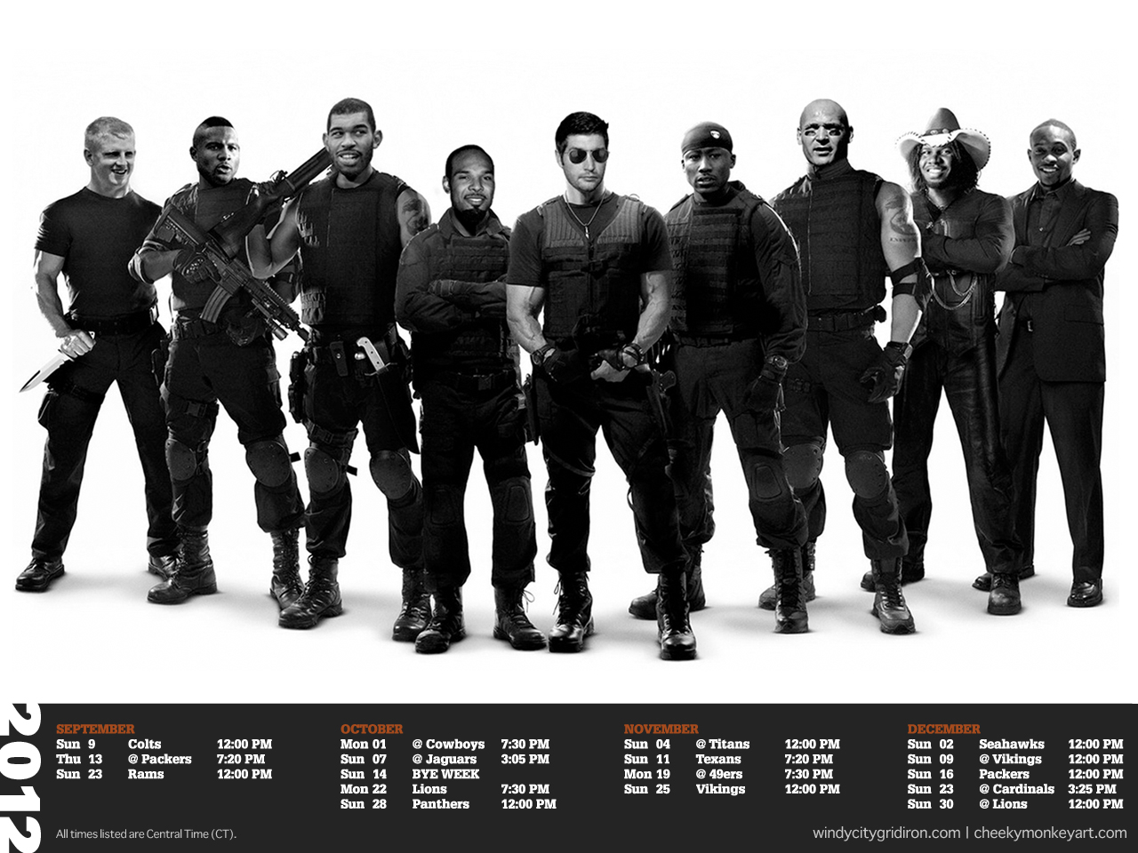 Oss Chicago Bears Schedule Wallpaper Expendables Windy City