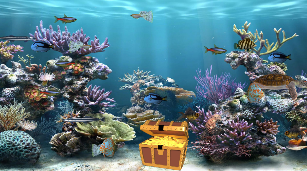 Clear Aquarium Animated Wallpaper   DesktopAnimatedcom 1212x675