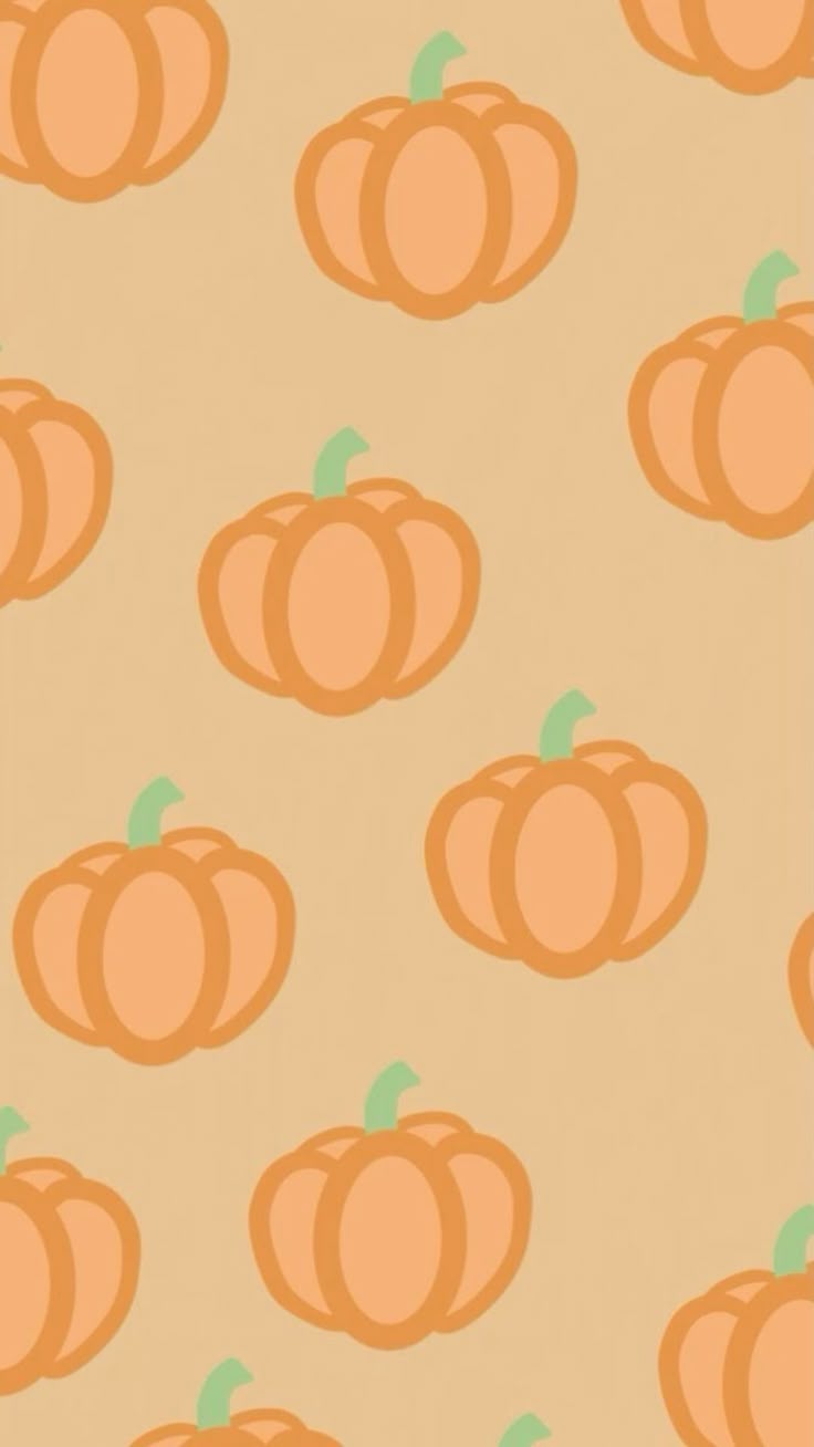 Cute Pumpkin Background Wallpaper