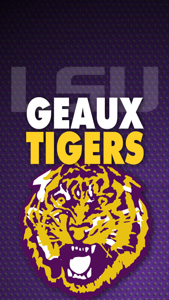 A Of The Lsu Campus On An iPhone Wallpaper