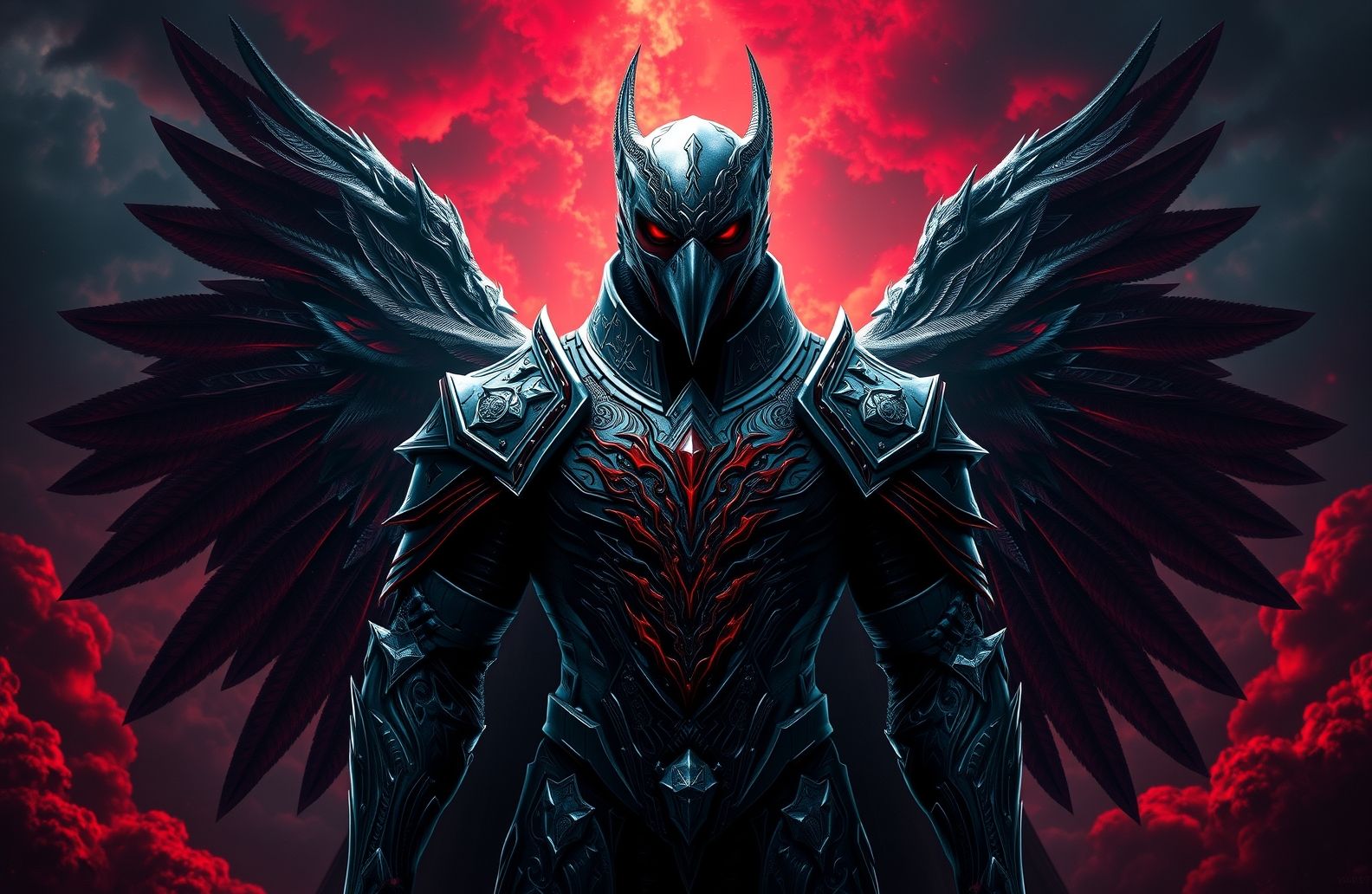 Blood Raven X Suit Wallpaper