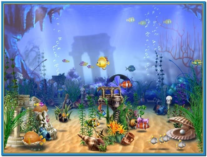3d screensaver aquarium   Download free