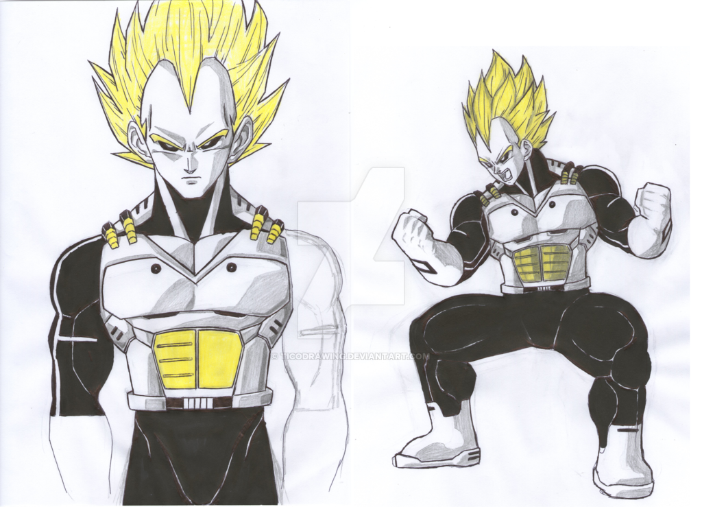 Android Vegeta By Ticodrawing