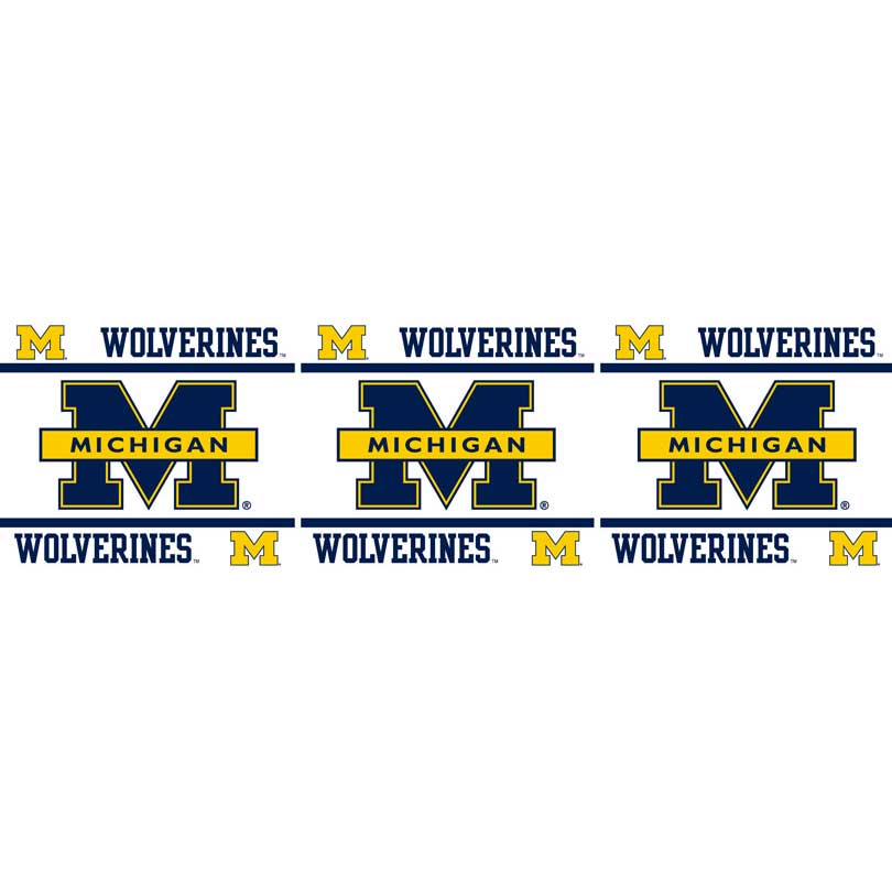 Michigan Wolverines Peel and Stick Wall Border