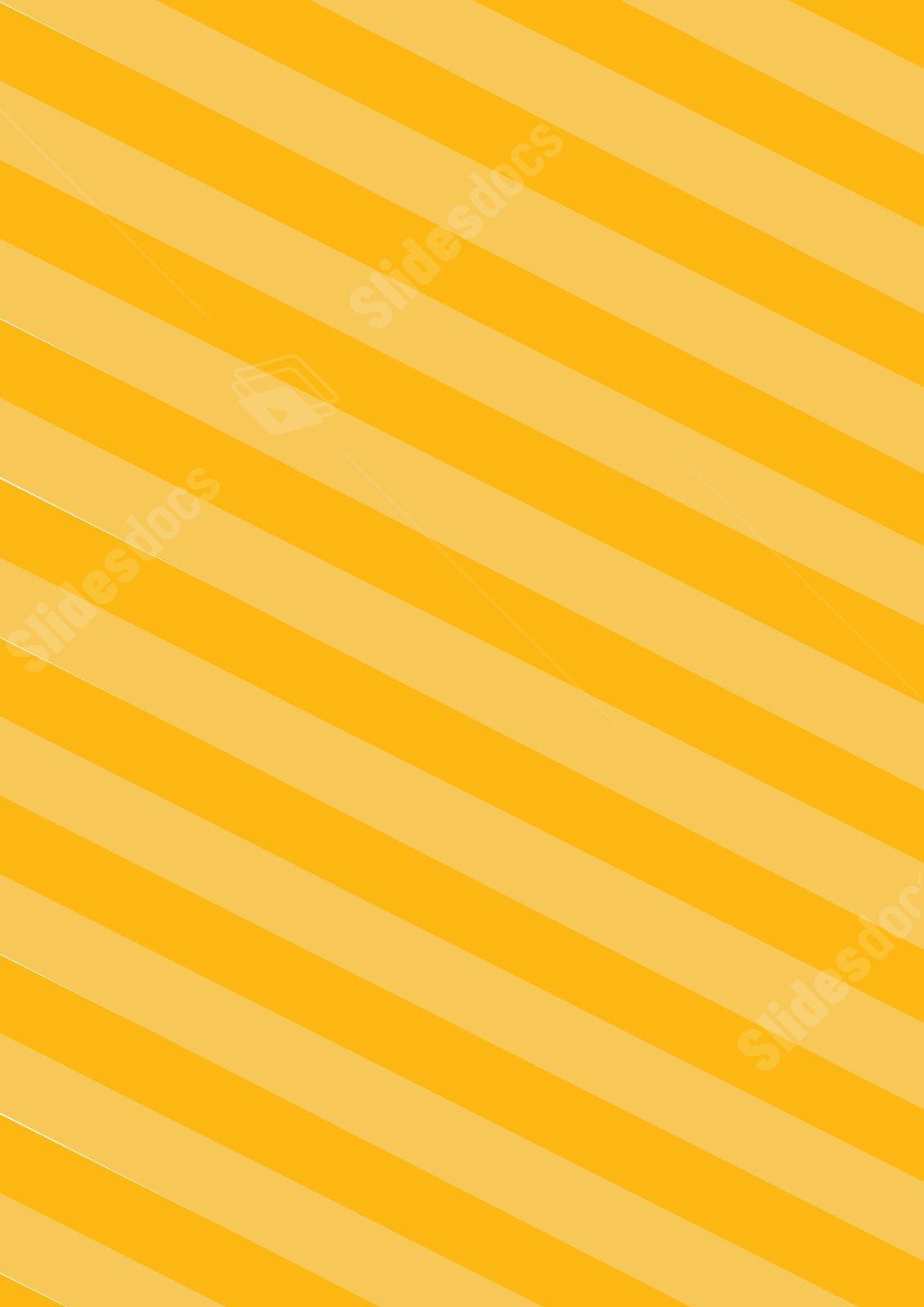 Solid Yellow Stripe Color Page Border Background Word Template And