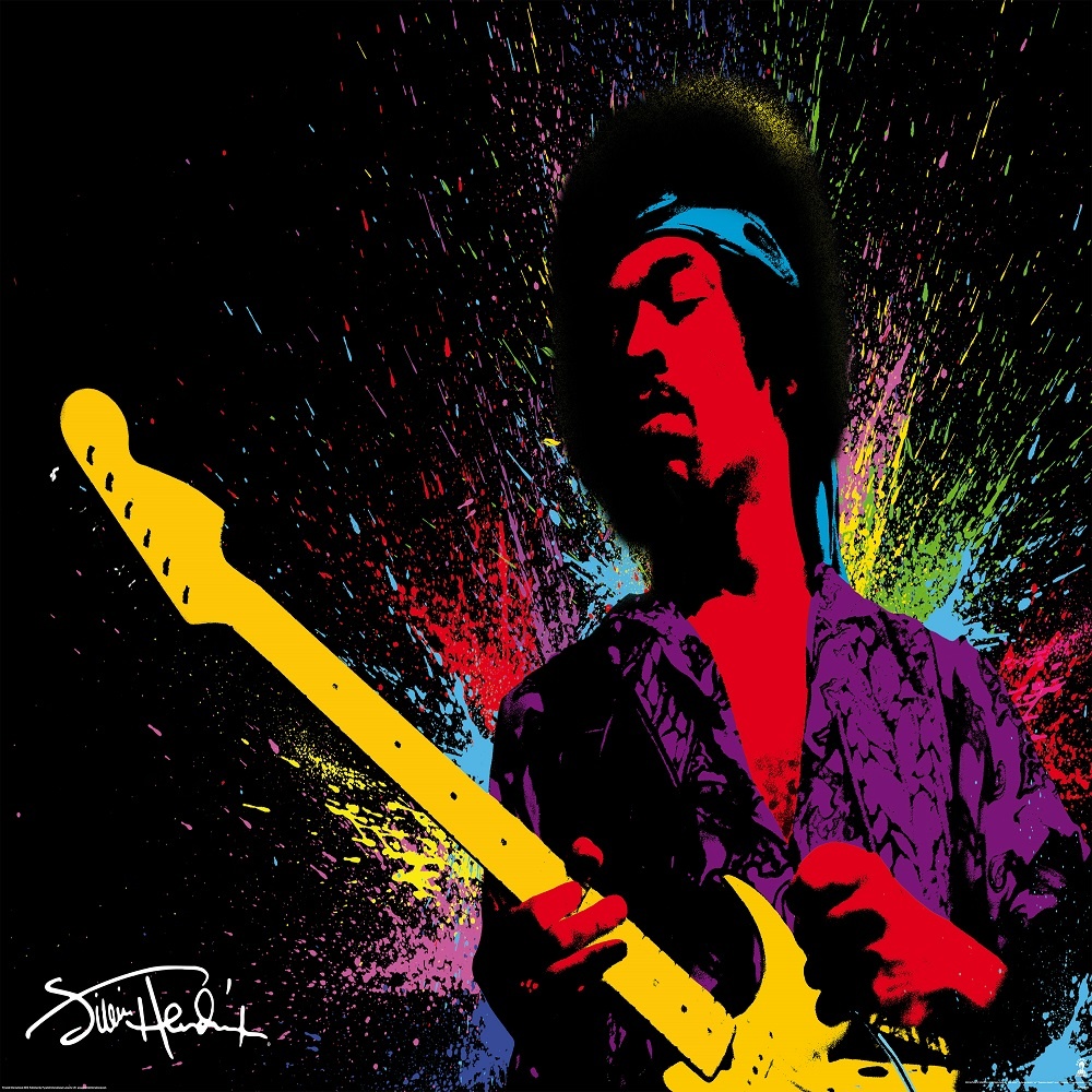 Jimi Hendrix Wallpaper Psychedelic Wall